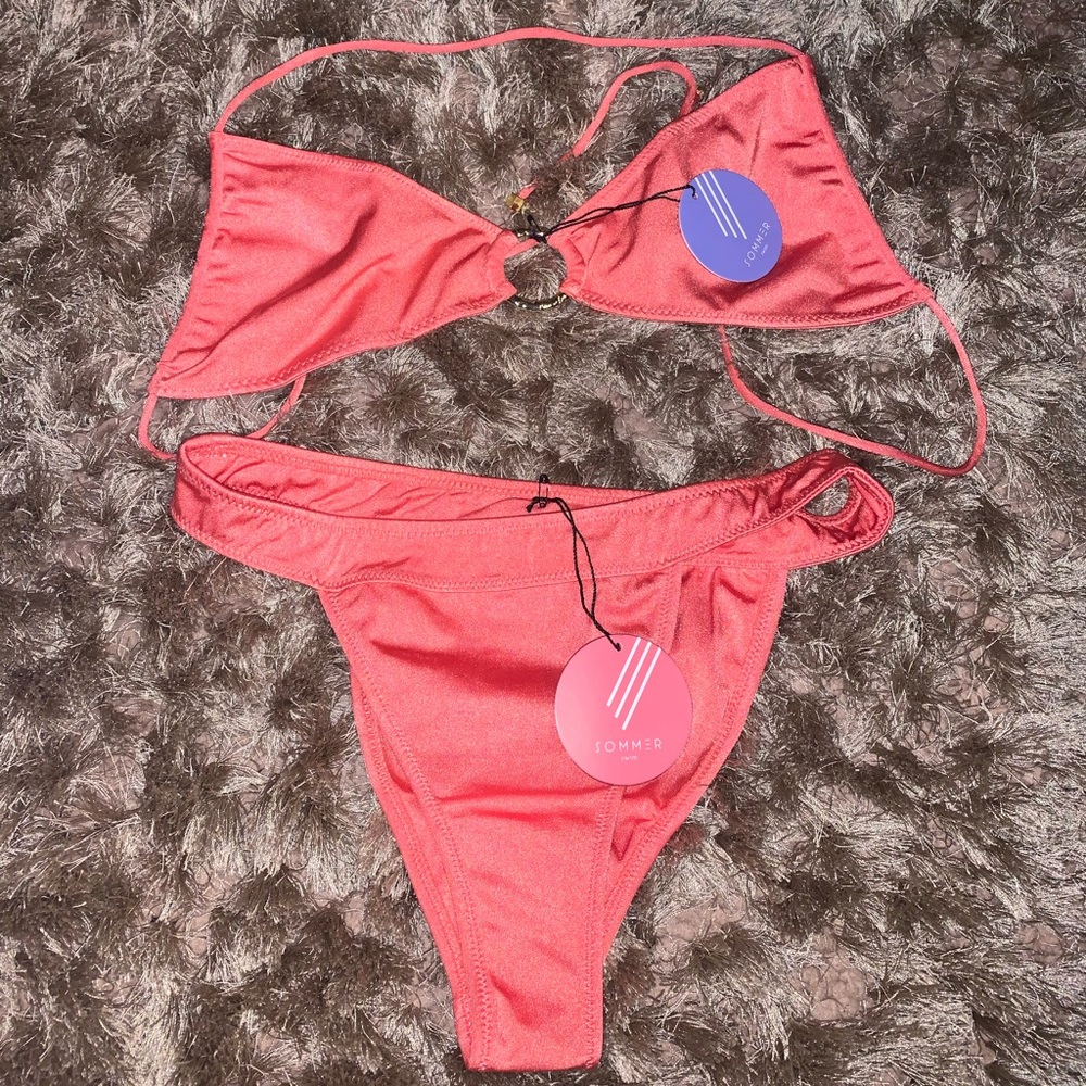Sommer Swim Coral Bikini- NEVER WORN.